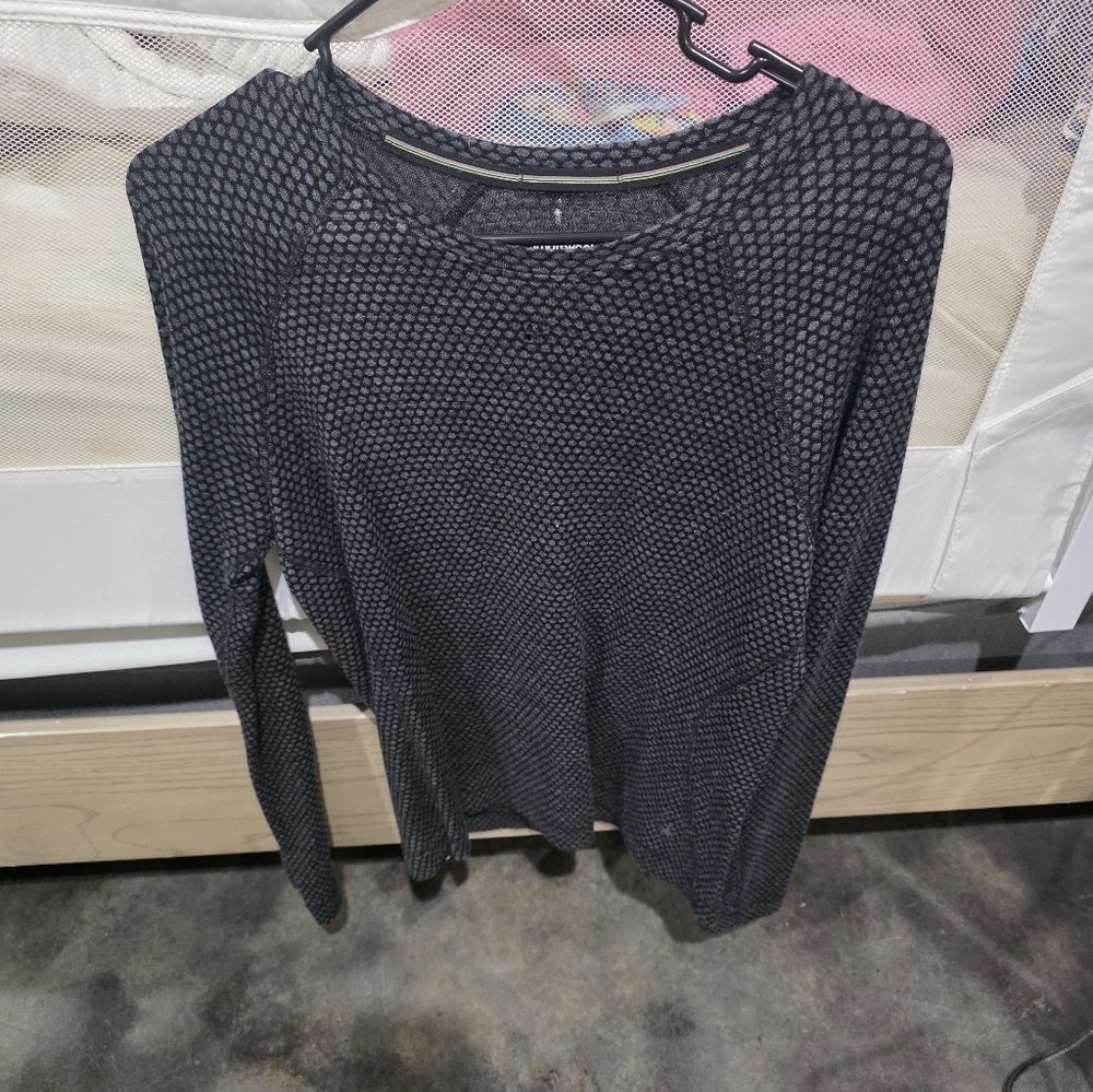 Smartwool Women's Dark Gray Patterned Base Layer … - image 1